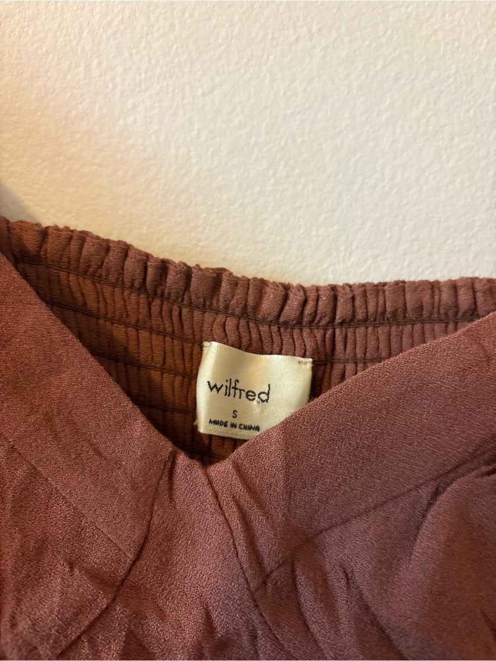 Wilfred Aritzia Novella Short Sleeve Blouse Size S - Picture 2 of 5